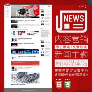 wordpress資訊主題新聞內(nèi)容vnew仿頭條今日爆點模板